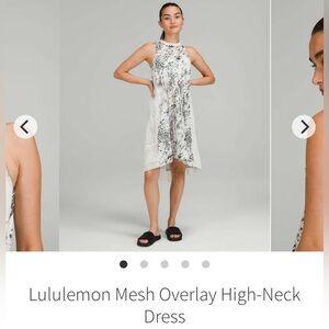 lululemon athletica Black and White Asymmetrical Dress